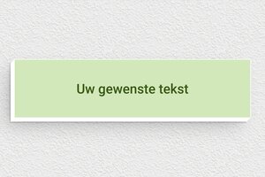 Groene plaat - Geëxpandeerd PVC - custom - none - nl-nl-groen-kleur-bord-004-3-1756806827124