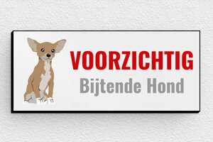 Hier waak ik bord - Bord 'Voorzichtig, Bijtende Hond' - gris-noir - glue - nl-nl-hond-bord-002-3-1756807189161 Hier waak ik bord - Bord 'Voorzichtig, Bijtende Hond' - gris-noir - glue - nl-nl-hond-bord-002-3-1756807189161
