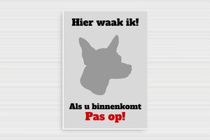 Hier waak ik bord - Geëxpandeerd PVC - custom - glue - nl-nl-hond-bord-013-3-1756806948104 Hier waak ik bord - Geëxpandeerd PVC - custom - glue - nl-nl-hond-bord-013-3-1756806948104