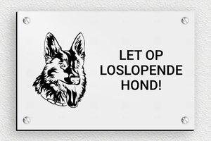 Portaal borden - Bord 'Pas op voor de hond' - gris-noir - screws - nl-nl-hond-bord-039-1-1756780596394 Portaal borden - Bord 'Pas op voor de hond' - gris-noir - screws - nl-nl-hond-bord-039-1-1756780596394