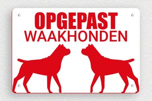 Hier waak ik bord - Bord 'Pas op voor honden' - blanc-rouge - screws - nl-nl-honden-bord-002-3-1756799738529 Hier waak ik bord - Bord 'Pas op voor honden' - blanc-rouge - screws - nl-nl-honden-bord-002-3-1756799738529
