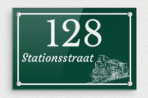 Adresborden - Gegraveerd plexiglas - vert-blanc - screws - nl-nl-huis-adres-bord-011-1-1756780467926