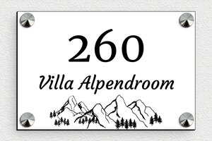 Adresborden - Gegraveerd PVC - blanc-noir - screws-caps - nl-nl-huis-adres-bord-020-1-1756780447874