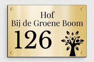 Adresborden - Gegraveerd PVC - or-brillant-noir - screws - nl-nl-huis-adres-bord-021-1-1756780472601