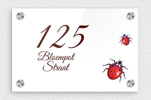 Dierenborden - Bedrukt plexiglas - custom - screws-caps - nl-nl-huis-bord-dier-018-1-1756780647059