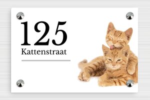 Dierenborden - Geëxpandeerd PVC - custom - screws-caps - nl-nl-huis-bord-dier-019-1-1756805862669