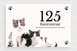 Dierenborden - Geëxpandeerd PVC - custom - screws-caps - nl-nl-huis-bord-dier-021-1-1756805870129