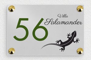 Aluminium naambordje voordeur  - Bedrukt aluminium  - anodise-noir - screws-caps - nl-nl-huis-deur-bord-alu-002-1-1756809286977