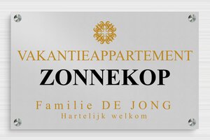 Aluminium naambordje voordeur  - Bedrukt aluminium  - anodise-noir - screws-spacer - nl-nl-huis-deur-bord-alu-004-4-1756809316867