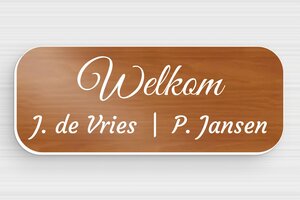 PVC naambordje voordeur - Gegraveerd PVC - poirier-blanc - glue - nl-nl-huis-deur-bord-hout-010-3-1756804877511