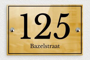 Messing naambordje voordeur - Bedrukte messing - poli-noir - screws-caps - nl-nl-huis-deur-bord-messing-002-1-1756808557126