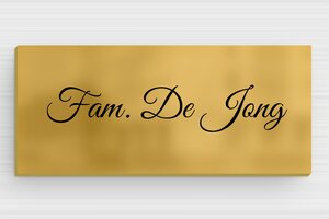 Naamplaatjes - Bedrukte messing - brut-noir - glue - nl-nl-huis-deur-bord-messing-004-3-1756808739546