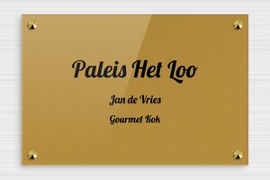 Plexiglas naambordje voordeur - Gegraveerd plexiglas - or-fonce-noir - screws-caps - nl-nl-huis-deur-bord-plexi-001-1-1756803621305 Plexiglas naambordje voordeur - Gegraveerd plexiglas - or-fonce-noir - screws-caps - nl-nl-huis-deur-bord-plexi-001-1-1756803621305