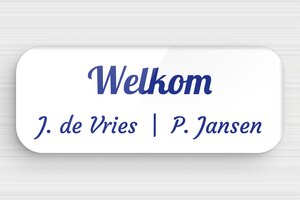 Plexiglas Borden - Gegraveerd plexiglas - blanc-bleu - glue - nl-nl-huis-deur-bord-plexi-012-3-1756804923349