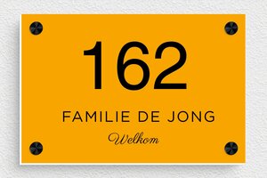 PVC naambordje voordeur - Geëxpandeerd PVC - custom - screws-spacer - nl-nl-huis-deur-bord-pvc-001-1-1756806853184
