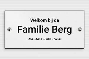 PVC naambordje voordeur - Gegraveerd PVC - gris-noir - screws-caps - nl-nl-huis-deur-bord-pvc-001-4-1756803686275