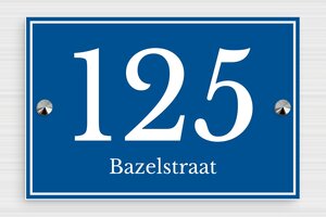 PVC naambordje voordeur - Gegraveerd PVC - bleu-blanc - screws-caps - nl-nl-huis-deur-bord-pvc-002-2-1756803699500