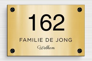 PVC naambordje voordeur - Bedrukt PVC - or-brosse-noir - screws-spacer - nl-nl-huis-deur-bord-pvc-002-5-1756807511313