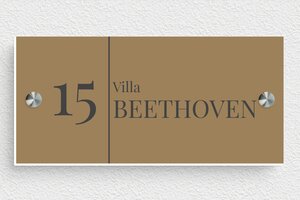 PVC naambordje voordeur - Geëxpandeerd PVC - custom - screws-spacer - nl-nl-huis-deur-bord-pvc-004-2-1756806884114