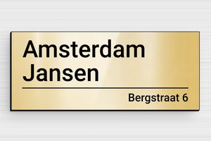 Naamplaatjes - Gegraveerd PVC - or-brillant-noir - glue - nl-nl-huis-deur-bord-pvc-007-3-1756804937751