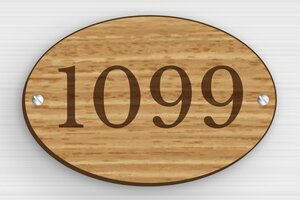 Houten huisnummerbord - Gegraveerd hout - chene - screws - nl-nl-huisnummer-bord-hout-003-3-1756803477636
