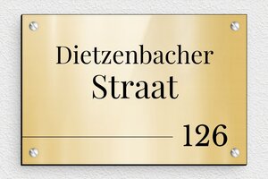 Kunststof Borden - Gegraveerd PVC - or-brillant-noir - screws - nl-nl-huisnummer-bord-roestvrijstaal-003-3-1756803412332 Kunststof Borden - Gegraveerd PVC - or-brillant-noir - screws - nl-nl-huisnummer-bord-roestvrijstaal-003-3-1756803412332