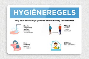 Borden per Sector / Branche - Hygiëneregels Bord - custom - glue - nl-nl-hygiene-regels-006-3-1756723325398