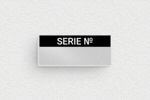 Kabelmarkering - Bedrukt aluminium  - anodise-noir - glue - nl-nl-industrie-serienummer-005-3-1756808839915