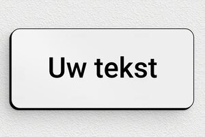 Plaat op Vorm - Gegraveerd PVC - gris-noir - none - nl-nl-klein-bordje-002-2-1756802892658