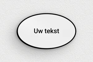 Plaat op Vorm - Gegraveerd PVC - gris-noir - none - nl-nl-klein-bordje-004-1-1756802909815