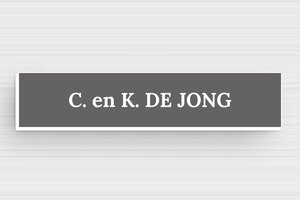 Zelfklevende Naamplaat deurbel - Gegraveerd PVC - gris-souris-blanc - glue - nl-nl-klingel-schild-zelfklevend-001-4-1756800488846 Zelfklevende Naamplaat deurbel - Gegraveerd PVC - gris-souris-blanc - glue - nl-nl-klingel-schild-zelfklevend-001-4-1756800488846