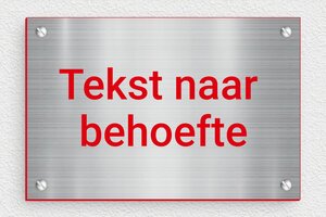 Gegraveerde Borden - Gegraveerd PVC - acier-rouge - screws - nl-nl-materiaal-bord-roestvrijstaal-001-1-1756803872653