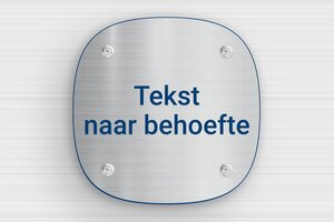 Plaat op Vorm - Gegraveerd PVC - acier-bleu - suction-cup - nl-nl-materiaal-bord-roestvrijstaal-002-5-1756803895784
