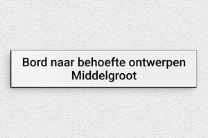 Borden op Afmeting - Gegraveerd PVC - gris-noir - none - nl-nl-middelgroot-bord-001-1-1756802924587