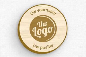 Badges met Magneet - Badge Gegraveerd hout - erable - badge - nl-nl-naam-bord-008-3-1756799663522