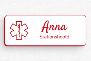 Badges met Magneet - Badge Gegraveerd PVC - blanc-rouge - badge - nl-nl-naam-bord-026-3-1756799630276