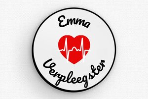 Badges met Magneet - Badge Bedrukt PVC - gris-noir - badge - nl-nl-naam-bordje-021-3-1756807169736