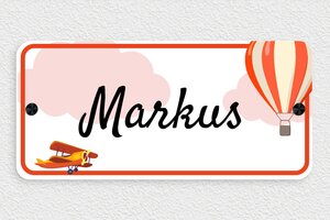 Naambordje voordeur - Geëxpandeerd PVC - custom - screws-caps - nl-nl-naam-schild-016-1-1756806154764