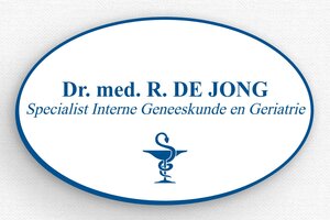 Ovale Plaat - Badge Gegraveerd PVC - blanc-bleu - badge - nl-nl-naambord-020-3-1756799598923