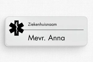 Badges met Magneet - Badge Bedrukt aluminium  - brosse-noir - badge - nl-nl-naambord-039-3-1756809677069