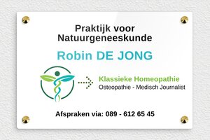Bedrijfsnaamborden heilpraktiker - Bedrukt plexiglas - custom - screws-caps - nl-nl-natuur-geneeskundepraktijk-002-1-1756723768110