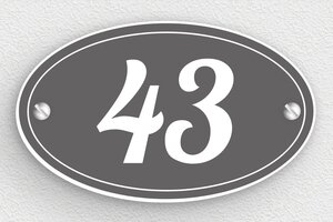 Portaal borden - Gegraveerd PVC - gris-souris-blanc - screws - nl-nl-nl-villa-028-1-1756780387435 Portaal borden - Gegraveerd PVC - gris-souris-blanc - screws - nl-nl-nl-villa-028-1-1756780387435