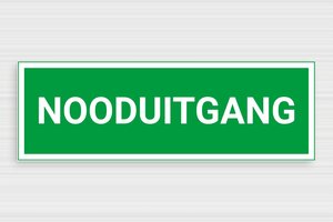Noodborden - Nooduitgangbord - vert-blanc - glue - nl-nl-nooduitgang-bord-001-2-1756800732825