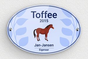 Stalbordjes paard - Bedrukt plexiglas - custom - screws-caps - nl-nl-paard-naam-eigenaar-vierkant-005-3-1756722422462