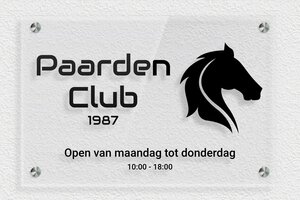Naambord paard - Transparant plexiglas - transparent - screws-spacer - nl-nl-paarden-club-004-4-1756722306573 Naambord paard - Transparant plexiglas - transparent - screws-spacer - nl-nl-paarden-club-004-4-1756722306573