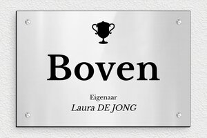 Naambord paard - Gegraveerd PVC - gris-brillant-noir - screws - nl-nl-paarden-stal-bord-001-0-1756722336651 Naambord paard - Gegraveerd PVC - gris-brillant-noir - screws - nl-nl-paarden-stal-bord-001-0-1756722336651