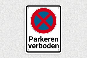 Parkeerverbod bord - Bord 'Parkeren verboden, privéplaatsen' - custom - screws - nl-nl-parkeerverbod-bord-1756806513971