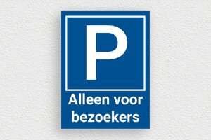 Parkeerborden - Gepersonaliseerde parkeerbord - bleu-blanc - none - nl-nl-parkeren-001-5-1756799937810