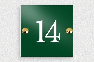 Huisnummerborden - Bedrukt aluminium  - vert-blanc - screws-caps - nl-nl-pl-aluminium-030-1-1756810282277