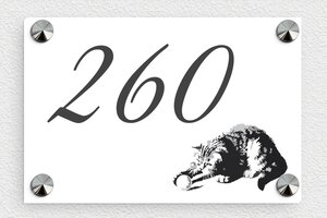 Dierenborden - Geëxpandeerd PVC - custom - screws-caps - nl-nl-plaque-huis-dieren-010-1-1756805851026